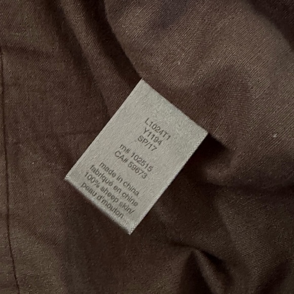 John Varvatos Leather Jacket Mens 48 Brown Leather Bomber Buttons double zip - Picture 10 of 16